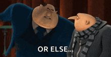 Angry Or Else GIF - Angry Or Else Despicable Me GIFs