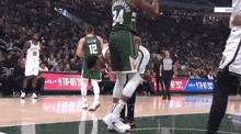 a player with the number 34 on their back
