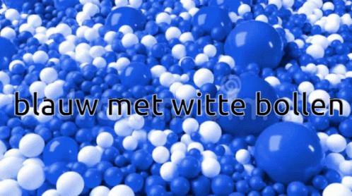 Blauw Met Witte GIF - Blauw Met Bollen - Discover & Share GIFs