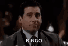 bingo wink the office steve carell michael scott