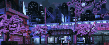 Purple Themed Anime Train Gif GIF - Purple Themed Anime Train Gif GIFs