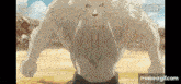 a cartoon of a man with a lion 's head and a beard