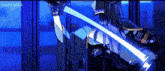 a cartoon of a person holding a sword with the word bilibili on the bottom left