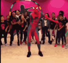 Floss The Spider Man Dance GIF - Floss The Spider Man Dance Flossing GIFs