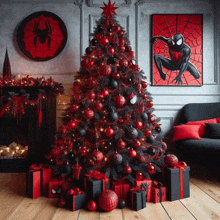 Blood Christmas Christmas Tree GIF