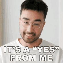 Its A Yes From Me Tim Dessaint GIF - Its A Yes From Me Tim Dessaint I Agree GIFs