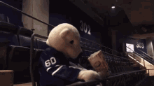 Toronto Maple Leafs Carlton The Bear GIF - Toronto Maple Leafs Carlton The Bear No Popcorn GIFs