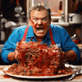 Meatloaf Mess GIF - Meatloaf Mess Creepy GIFs