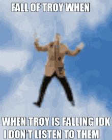 troy falling