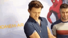 Scared Spider GIF - Scared Spider Tom Holland GIFs