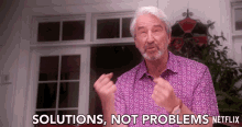 Solutions Not Problems Sam Waterston GIF - Solutions Not Problems Sam Waterston Sol Bergstein GIFs