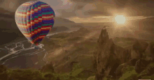 Morning Hot Air Balloon GIF - Morning Hot Air Balloon Nature GIFs