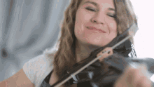 Playing Violin Taylor Davis GIF - Playing Violin Taylor Davis Youve Got A Friend In Me Song GIFs