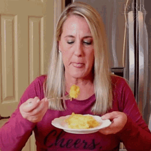 Eating Jennifer Decarle GIF - Eating Jennifer Decarle Restaurant Recipe Recreations GIFs