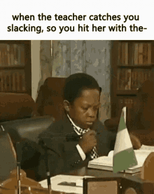 Not Slacking Teacher GIF - Not Slacking Teacher Hit Em With The GIFs
