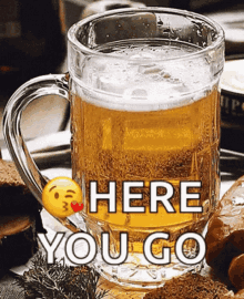 Here You Go Cheers GIF