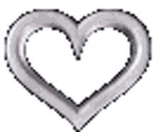 silver heart heart love heart silver love heart