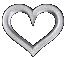 Silver Heart Heart Sticker - Silver Heart Heart Love Heart Stickers