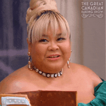 I'M So Touched Ann Pornel GIF - I'M So Touched Ann Pornel The Great Canadian Baking Show GIFs