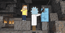 Rick And Morty Minecraft GIF - Rick And Morty Minecraft GIFs