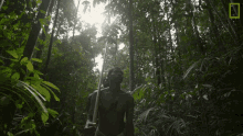 Hunters Walking In Line Jungle GIF - Hunters Walking In Line Jungle South Asia Indigenous GIFs