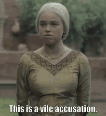 House Of The Dragon This Is A Vile Accusation GIF - House Of The Dragon This Is A Vile Accusation Rumor GIFs