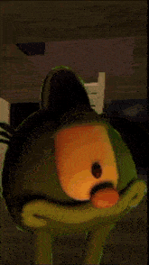 a cartoon frog is holding a huge explosion in his hand