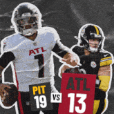 Atlanta Falcons (13) Vs. Pittsburgh Steelers (19) Third-fourth Quarter Break GIF - Nfl National Football League Football League GIFs