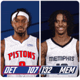 Detroit Pistons (107) Vs. Memphis Grizzlies (132) Post Game GIF - Nba Basketball Nba 2021 GIFs
