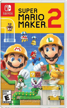 super mario maker 2 is a nintendo switch game
