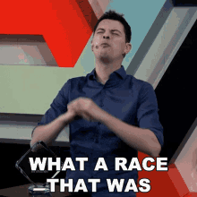 What A Race That Was Rene Butler GIF