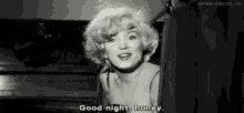 Marilyn Monroe Goodnight GIF - Marilyn Monroe Goodnight Goodnight Honey GIFs