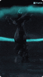 a black screen with the word capcut at the top of it