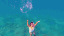 Snorkeling Lizzy Capri GIF - Snorkeling Lizzy Capri Hi GIFs