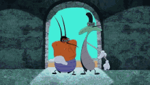 Oggy Fight GIF - Oggy Fight Boss GIFs