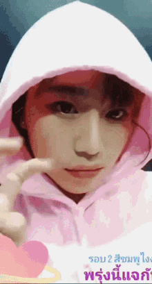 pandabnk48 bnk48 hoodie pink cute