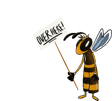 Herefm Bee Sticker - Herefm Bee Come Here Stickers