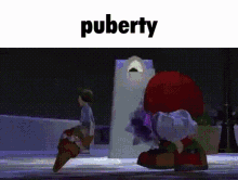 Puberty Sonic Unleashed GIF - Puberty Sonic Unleashed Knuckles GIFs