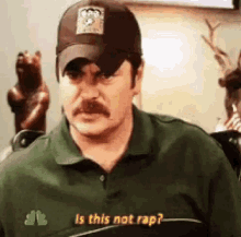 Ron Swanson Is This Not Rap GIF
