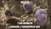 Thanos Infinity War GIF - Thanos Infinity War Unmanifest GIFs