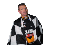 Holding A Flag Clint Bowyer Sticker - Holding A Flag Clint Bowyer Nascar Stickers