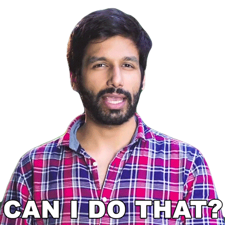 Can I Do That Kanan Gill Sticker - Can I Do That Kanan Gill Hmm Stickers