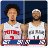 Detroit Pistons (101) Vs. New Orleans Pelicans (111) Post Game GIF - Nba Basketball Nba 2021 GIFs