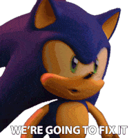 Were Going To Fix It Sonic The Hedgehog Sticker - Were Going To Fix It Sonic The Hedgehog Sonic Prime Stickers