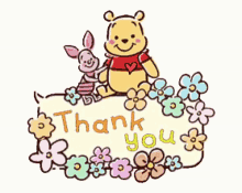 Thank You Winnie The Pooh GIF - Thank You Winnie The Pooh Piglet GIFs