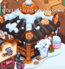 Cookie Run Kingdom Frost Queen GIF - Cookie Run Kingdom Frost Queen GIFs