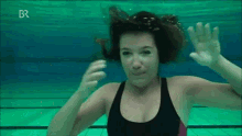 Underwater Swimsuit GIF