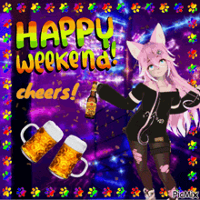 Happy Weekend Waynekaze GIF - Happy Weekend Waynekaze Vrchat GIFs