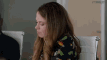 Eating Paper GIF - Sutton Foster Eating Paper Younger Tv GIFs