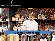hire cocktail mobile bar cocktail classes at home